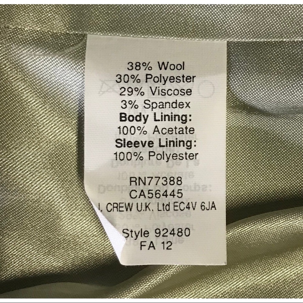 J Crew School Boy Wool Purple Jacket - Picture 6 of 6